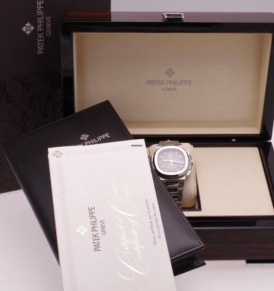 Patek Philippe Nautilus 5990 1a-001 Travel Time Chronograph