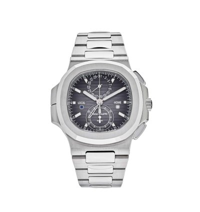 Patek Philippe Nautilus 5990 1a-001 Travel Time Chronograph Stainless Steel 2017