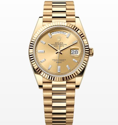 Rolex Day-date 40 Gold Diamond Dial Unworn