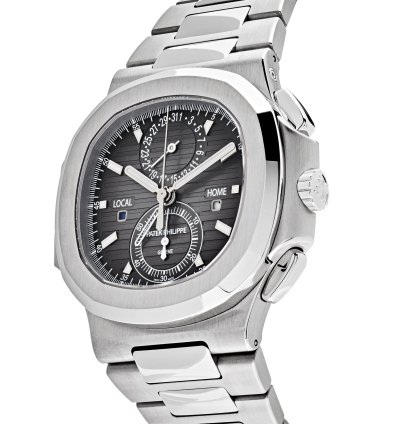 Patek Philippe Nautilus 5990 1a-001 Travel Time Chronograph Stainless Steel 2017