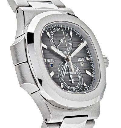 Patek Philippe Nautilus 5990 1a-001 Travel Time Chronograph Stainless Steel 2017