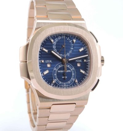 Patek Philippe Nautilus 5990 1r-001 New Never Worn Travel Time Chronograph Full Set 2022