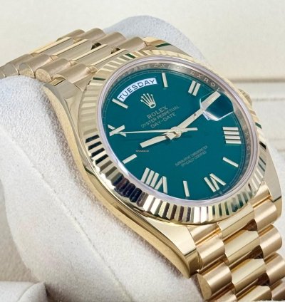 Rolex Day-date 40 Green Dial 11 2024 New