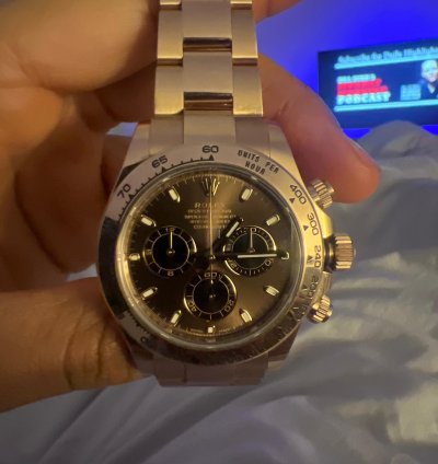 Rolex Daytona Full Rose Gold Chocolate Brown Dial