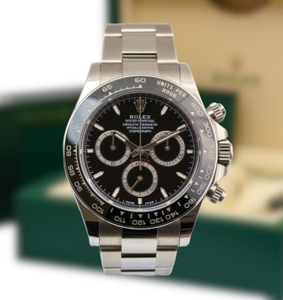 Rolex Daytona Full Set - Daytona 126500ln New Model 2024 Steel Rim Bezel Ceramic New Watch