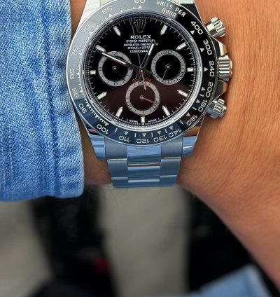 Rolex Daytona Full Set - Daytona 126500ln New Model 2024 Steel Rim Bezel Ceramic New Watch