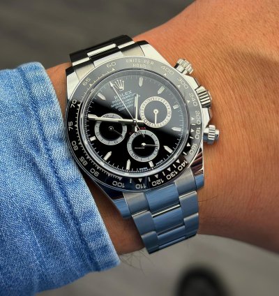 Rolex Daytona Full Set - Daytona 126500ln New Model 2024 Steel Rim Bezel Ceramic New Watch
