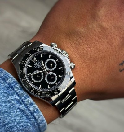 Rolex Daytona Full Set - Daytona 126500ln New Model 2024 Steel Rim Bezel Ceramic New Watch