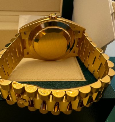 Rolex Day-date 40 Green Dial Full Set New Never Used April 2024