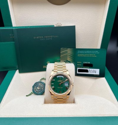Rolex Day-date 40 Green New