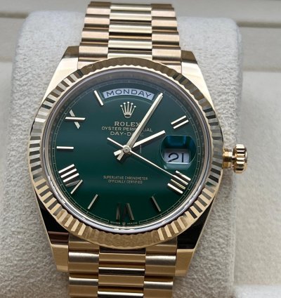 Rolex Day-date 40 Green New