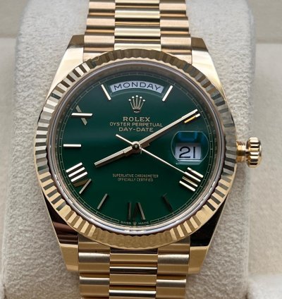 Rolex Day-date 40 Green New
