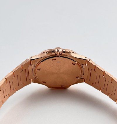 Patek Philippe Nautilus 7011 1r-001 Ladies Rose Gold Silver Dial 2016