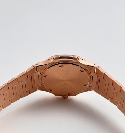 Patek Philippe Nautilus 7011 1r-001 Ladies Rose Gold Silver Dial 2016