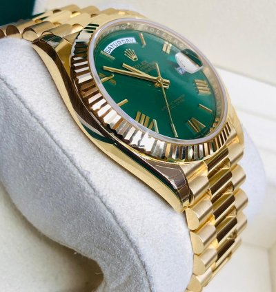 Rolex Day-date 40 Green Roman Dial 40mm