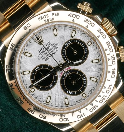 Rolex Daytona Full Set Mint Daytona Meteorite Dial Yellow Gold 116508
