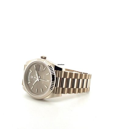 Rolex Day-date 40 Grey Whitegold Unworn 228239 Box And Paper 2022