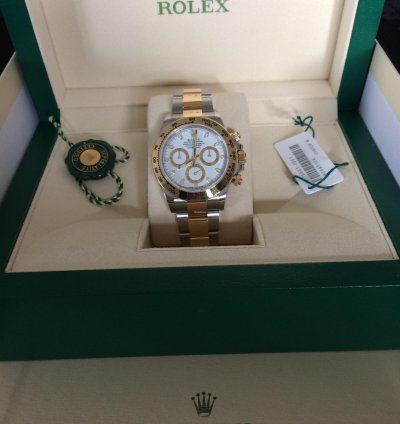 Rolex Daytona Full Set Unworn Complete With Box And Papers