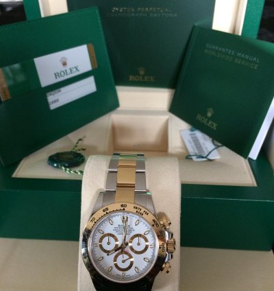Rolex Daytona Full Set Unworn Complete With Box And Papers