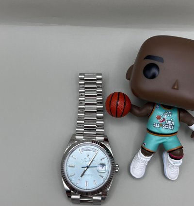 Rolex Day-date 40 Ice Blue Baguette Diamond Dial