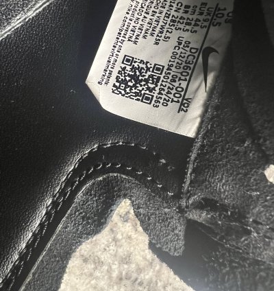 Cdg Air Force 1 black