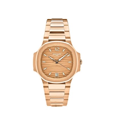Patek Philippe Nautilus 7118 1r-010 Ladies Rose Gold Champagne Golden Dial 2022