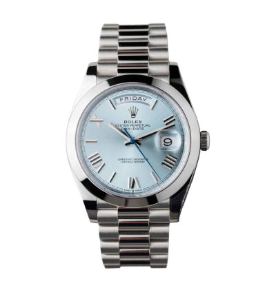 Rolex Day-date 40 Ice Blue Dial 228206 Unworn Full Set