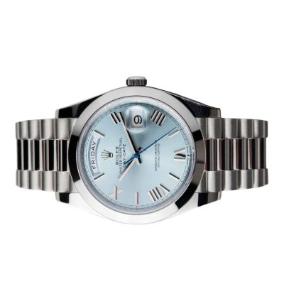 Rolex Day-date 40 Ice Blue Dial 228206 Unworn Full Set