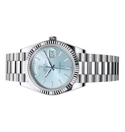Rolex Day-date 40 Ice Blue Dial 228236 Unworn Full Set