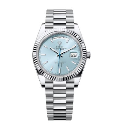 Rolex Day-date 40 Ice Blue Dial 228236 Unworn Full Set