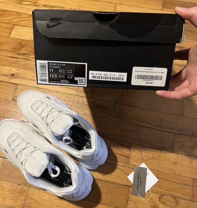 Cdg Nike Air Max Tl 2 5 Comme Des Garcons Homme White Sz 11