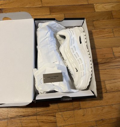 Cdg Nike Air Max Tl 2 5 Comme Des Garcons Homme White Sz 11