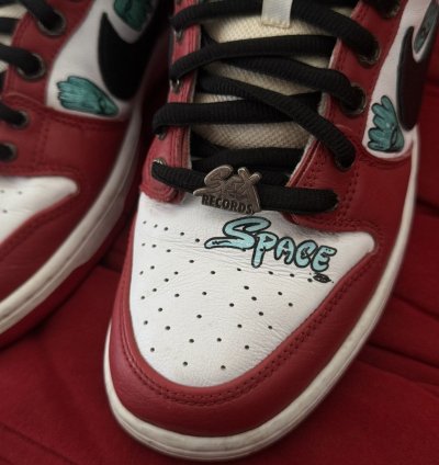 Chrome Hearts Nike Matty Boy Hand Drawn Lowtop Dunk Sneakers