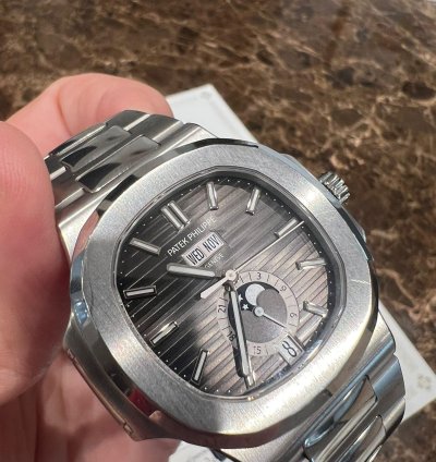 Patek Philippe Nautilus Annual Calendar Stainless Steel Men Watch