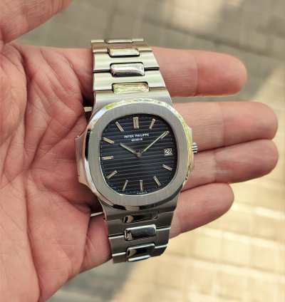 Patek Philippe Nautilus Automatic Steel Blue Dial Ref 3700