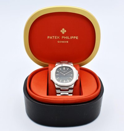 Patek Philippe Nautilus Automatic Steel Blue Dial Ref 3700