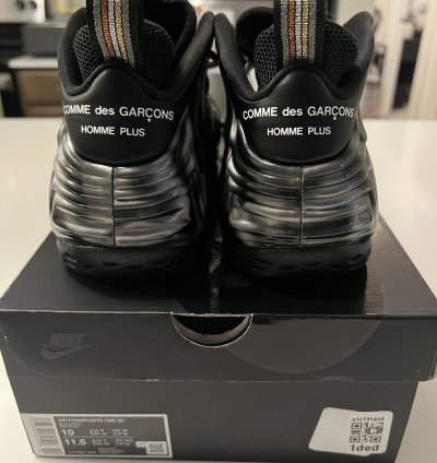 Comme Des Gar Ons Homme Plus Air Foamposite One Cat Eye