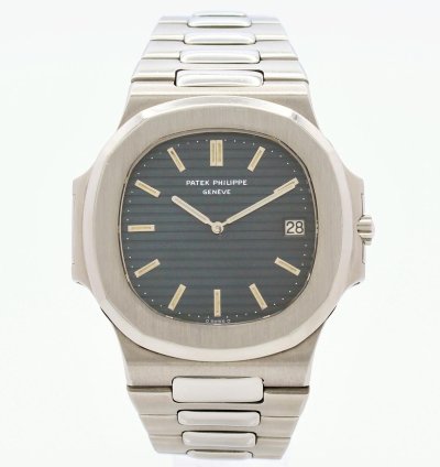 Patek Philippe Nautilus Automatic Steel Blue Dial Ref 3700