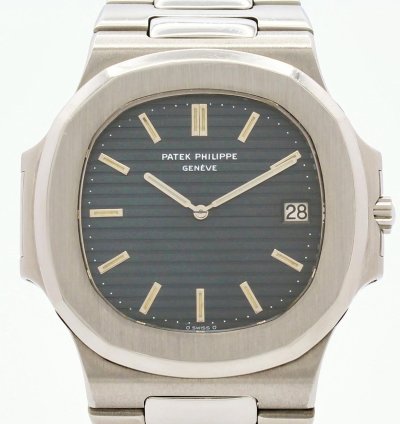 Patek Philippe Nautilus Automatic Steel Blue Dial Ref 3700
