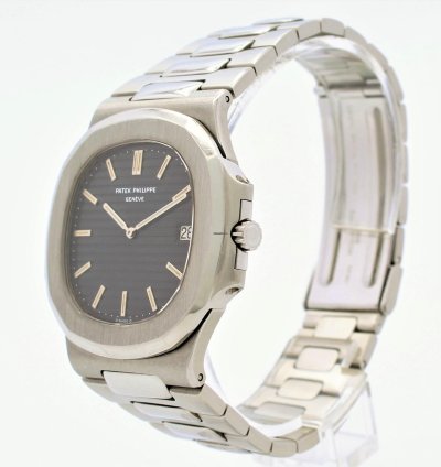 Patek Philippe Nautilus Automatic Steel Blue Dial Ref 3700