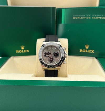 Rolex Daytona Ghost White Gold Oysterflex