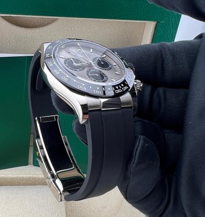Rolex Daytona Ghost White Gold Oysterflex