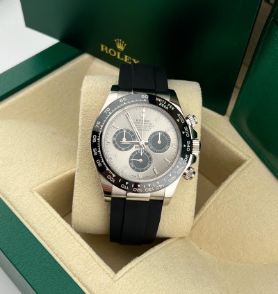 Rolex Daytona Ghost White Gold Oysterflex