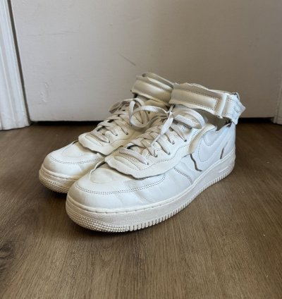 Comme Des Gar Ons Nike Air Force 1 Mid White
