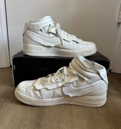 Comme Des Gar Ons Nike Air Force 1 Mid White