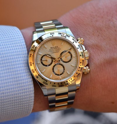 Rolex Daytona Gold Champagne Dial 126503 Unworn Full Set