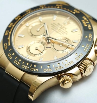 Rolex Daytona Gold Dial Unworn Full Set 116518ln