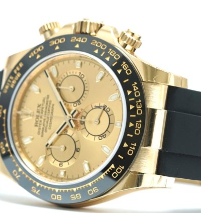 Rolex Daytona Gold Dial Unworn Full Set 116518ln