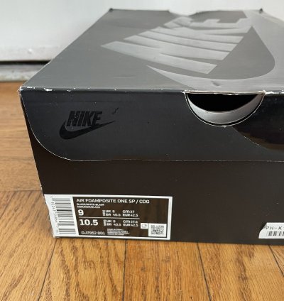 Comme Des Gar Ons Nike Foamposite Black
