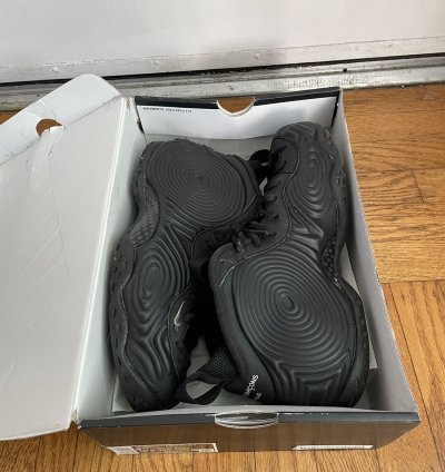 Comme Des Gar Ons Nike Foamposite Black